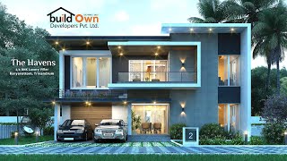 BuildOwn Havens  Luxury Villas at Kazhakkoottam Trivandrum [upl. by Hnil]