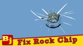 How to Repair a Rock Chip in a Windshield [upl. by Palladin]