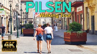 🇨🇿 Pilsen  Czech Republic  4K Walking Tour [upl. by Yerok]