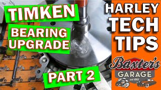 Harley Timken Bearing Upgrade Conversion PART 2  Performance Harley  Kevin Baxter  Pro Twin [upl. by Muirhead]