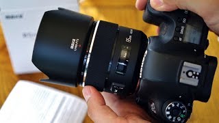 Meike 85mm f18 Autofocus lens review with samples Fullframe amp APSC [upl. by Werby]