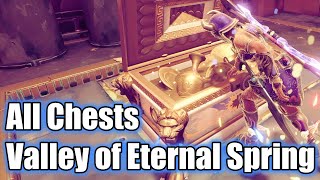 Immortals Fenyx Rising  All EPIC Chests Locations  Valley of Eternal Spring [upl. by Alanah]