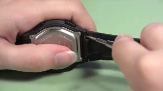 How to Change a Rubber Sport Watch Band [upl. by Corrinne]