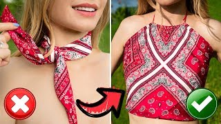 DIY Clothes Hacks amp Fashion Tricks Reuse Old Clothes [upl. by Fern258]