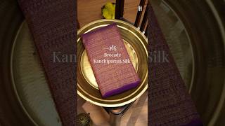 Brocade Kanchipuram Silk Saree [upl. by Oiratnom345]