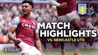 HIGHLIGHTS  Aston Villa 30 Newcastle United [upl. by Anekahs]