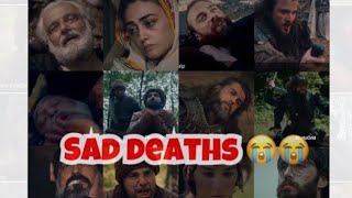 Ertugrul sad deaths emotional scenes death of brave hearts [upl. by Artima]