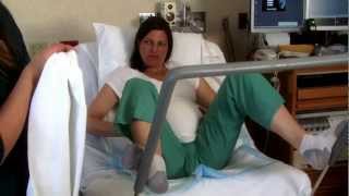 LABOR POSITIONS  EPIDURAL PUSHING [upl. by Acired292]