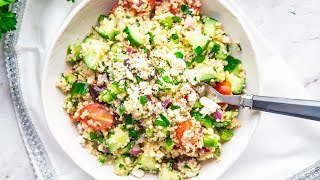 Mediterranean Couscous Salad [upl. by Carnay]