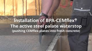 CEMflex waterstop active [upl. by Assilim]