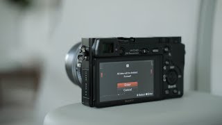 Sony a6000 Format Memory Card Tutorial [upl. by Farkas]