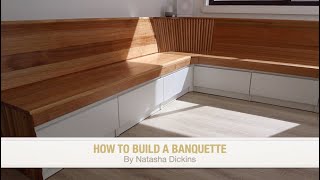 HOW TO DIY Build A Banquette with Fluted Timber Detail [upl. by Ennybor277]