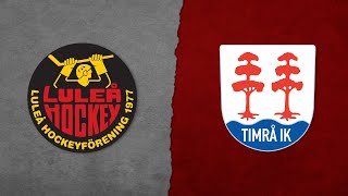 Highlights Luleå Hockey  Timrå IK [upl. by Gehman]