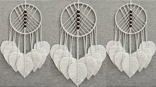 DIY Atrapasueños en MACRAME  paso a paso  DIY Macrame Dreamcatcher Tutorial [upl. by Burty]