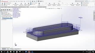 Solidworks CAM Tutorial Basic Contour 1 [upl. by Yarvis561]