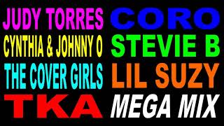 Freestyle MegaMix  Judy Torres  Cynthia amp Johnny O  TKA  DJ Paul S [upl. by Lrub]