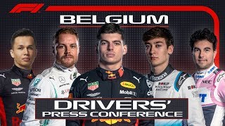 2019 Belgian Grand Prix PreRace Press Conference [upl. by Shirlene648]