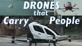 Top 5 Drones Carrying People [upl. by Maitund]