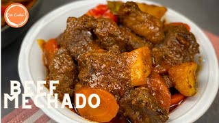 Beef Mechado Recipe  Beef Stew  Mechadong Baka  Easy to Follow Recipe [upl. by Anibas301]