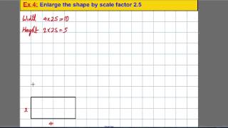 Transformations  enlarging shapes 1 [upl. by Lemuelah832]