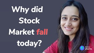 Why Stock Market Crashed today  Why did stock market fall today shorts [upl. by Aninad]