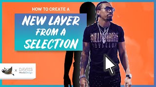 Create a New Layer from a Selection in GIMP [upl. by Oj]