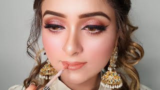 Wedding Guest Makeup Look with Pakistani brands Miss Rose amp Kashees Makeup [upl. by Rankin264]