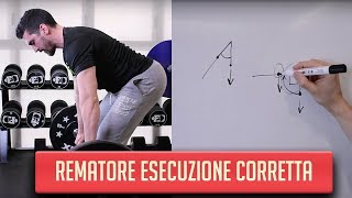 Rematore con bilanciere  Tutorial esecuzione corretta [upl. by Sesom]