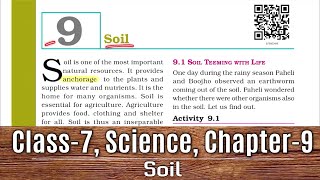 Class 7 Science Chapter 9  NCERT  Soil [upl. by Aimehs]