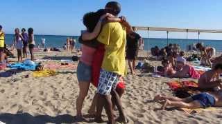 CRIOLA BEACH FESTIVAL 2013 dancing kizomba on the beach 3 [upl. by Sherwood359]