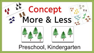 More and Less  Comparison for Kids  Online Learning  Kindergarten Lesson [upl. by Cohberg]