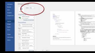 Comment imprimer un document Word [upl. by Yhtamit801]