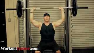 Smith Machine Shoulder Press [upl. by Oca488]