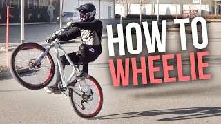 Wheelie Tutorial  für Anfänger Fahrrad [upl. by Hsitirb]