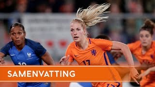 Highlights OranjeLeeuwinnen  Frankrijk [upl. by Ruscio]