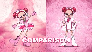 Motto Ojamajo Doremi  Transformations Comparison [upl. by Jestude433]