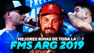 MEJORES RIMAS DE TODA LA FMS ARGENTINA 2019 [upl. by Anoved782]