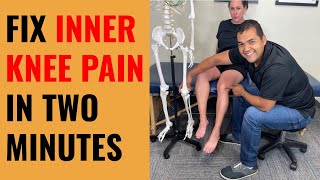 How To Fix Inner Knee Pain In 2 Minutes [upl. by Jackie]