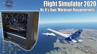 The Flight Simulator 2020 quotMinimum System Requirementsquot Gaming PC [upl. by Algar]