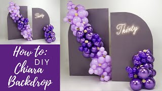 DIY Backdrop Tutorial  STEP by STEP Chiara Backdrop Tutorial [upl. by Amory535]