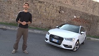 Audi A3 Sportback  La prova della qualità percepita [upl. by Carri]