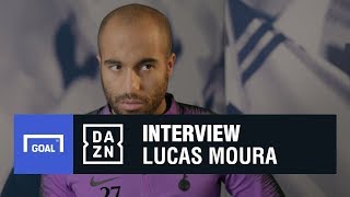 Lucas Moura on Dortmund Kane and leaving PSG [upl. by Piggy]