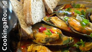 Mussels Portuguese Style Recipe [upl. by Suzy102]