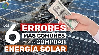 Las 6 cosas que debes saber antes de comprar un sistema fotovoltaico [upl. by Lihka]