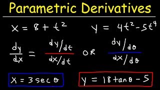 Derivatives of Parametric Functions [upl. by Natale]