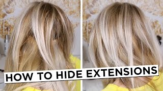 How To Hide Hair Extensions [upl. by Nyre329]