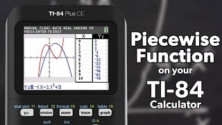 TI84 Plus CE Graphing Piecewise Functions [upl. by Schuh989]