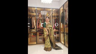 Tissue brocade saree whatsapp 8515999506 [upl. by Cleasta]