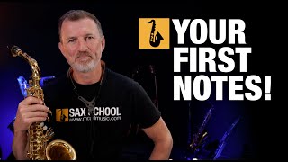 Saxophone Lesson  Beginner Saxophone  First Notes [upl. by Jerrilee951]