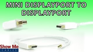 Mini DisplayPort to DisplayPort Cable  High Performance Signal Quality [upl. by Jewett]